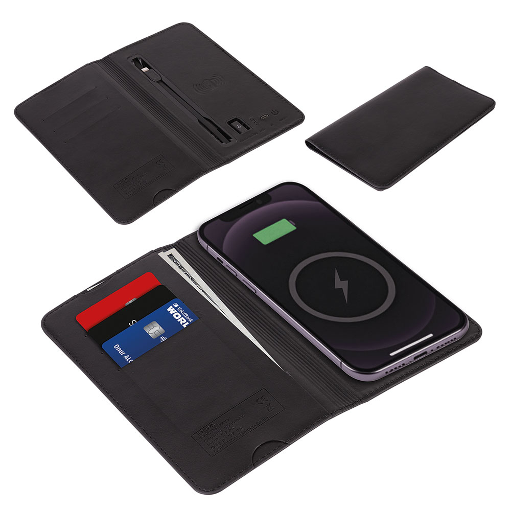 Powerbank 5000 mAh Wireless Cüzdan