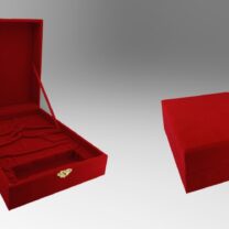 Kırmızı Kadife Hediye ve Set Kutusu